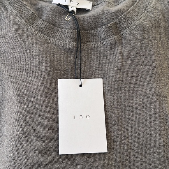 NWT IRO long sleeved tshirt. Size medium in stone grey. - Picture 3 of 3